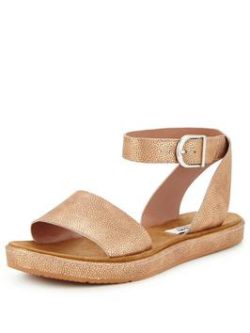 Clarks Romantic Moon Chunky Sole Flat Sandal